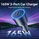  Tẩu Sạc Ô Tô 3 Cổng USB VENTION FFP (2C + A, 100W+65W+30W) 