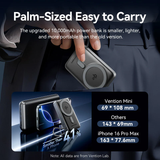  Pin Dự Phòng 10000mAh Qi2 35W VENTION FKH (35W, with Built-in USB-C Cable, Wireless Charging) 