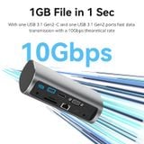  Hub Mở Rộng Kết Nối Đa Năng 12-in-1 VENTION TPJ (Type-C to HDMI/VGA/USB3.1Gen 2/Type C 3.1Gen2/USB3.0*2/RJ45/SD/TF/3.5mm/PD/DC Docking Station EU) 