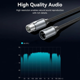  Cáp Âm Thanh XLR Male to XLR Female Microphone Cable VENTION BKH 
