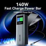  Pin Dự Phòng VENTION FKE 27000mAh 140W (TFT Display, PD3.1 5A) 
