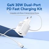  Bộ Sạc Nhanh 2-Port USB (C+A) GaN Charger VENTION TZ-FEQ (30W/30W, with USB-C to USB-C Cable, 1M) 