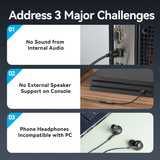  Card Âm Thanh USB External Sound Card VENTION CVE (OMTP/CTIA) 