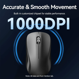  Combo Bàn Phím Kèm Chuột Có Dây USB Wired Full-Sized Silent Keyboard and Mouse Combo Black Slim Type VENTION KTY (USB-A Wired, 1000 DPI) 