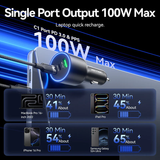  Tẩu Sạc Ô Tô 3 Cổng USB VENTION FFP (2C + A, 100W+65W+30W) 