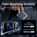  Pin Dự Phòng 10000mAh USB-C + USB-C/Lightning VENTION FHF (with Built-in USB-C and Lightning Cables, 35W) 