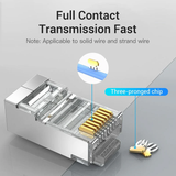  Đầu Nối Mạng Cat5e Unshielded RJ45 Modular Plug VENTION IDB 