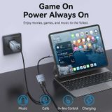  Đầu Chuyển Âm Thanh USB-C Male to 3.5mm Female Kèm Cổng Sạc Nhanh VENTION BIG (PD60W, 32bit/384KHz, Hi-Fi, DAC) 