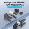  Đầu Nối Mạng Cat8 Shielded RJ45 Modular Plug VENTION ZGR (40Gbps, 2000MHz) 