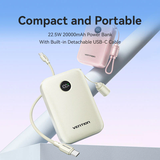  Pin Dự Phòng VENTION FKB 20000mAh 22.5W (with Built-in Detachable USB-C Cable) 