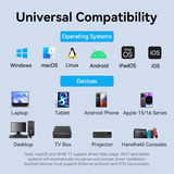  Đầu Chuyển Mạng LAN USB-C/USB-A to Gigabit Ethernet Adapter VENTION CFQ 