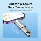  Đầu Chuyển OTG USB-A Female to Lightning Male OTG Adapter VENTION CUC (USB 2.0, 480Mbps) 