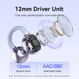  Tai Nghe Bluetooth TWS ECHO CLIP A1 Open Ear VENTION NBW (Bluetooth v5.4, 12mm Dynamic Driver, IPX4) 