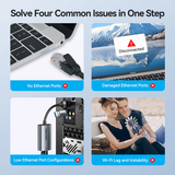  Đầu Chuyển Mạng LAN USB-C/USB-A to Gigabit Ethernet Adapter VENTION CFQ 