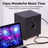  Cáp Chuyển Âm Thanh 3.5mm TRS to 6.35mm VENTION BAU (1m, Hi-Fi audio) 