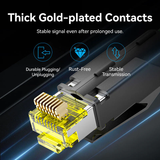  Đầu Nối Mạng Cat6A FTP 8P8C RJ45 Modular Plug DE Standard VENTION IDN 