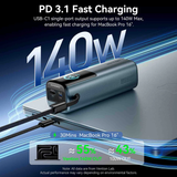  Pin Dự Phòng VENTION FKG 27000mAh 140W (with Built-in USB-C Cable, TFT Display, PD3.1 & PPS & UFCS) 