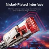 Cáp Mạng LAN Cat8 SFTP VENTION IKM (40Gbps, 2000MHz) 