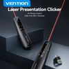  Bút Trình Chiếu Thông Minh VENTION KQP (Red/Green Laser Pointer, with Air Mouse Control, 2.4G, 100m Stable Connection, Low Battery Alert, Seamless Page Navigation) 