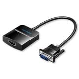  Đầu Chuyển VGA to HDMI 1080p VENTION ACN (1080p@60Hz, with 3.5mm, Power Supply Port) 