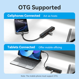  HUB Mở Rộng Đa Năng USB-C to USB 3.2 Gen 2 Type-A x 4/PD 10G VENTION CKC (100W, 10Gbps) 