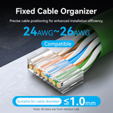  Đầu Nối Mạng Cat6A FTP 8P8C RJ45 Modular Plug DE Standard VENTION IDN 