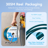  Dây Cáp Mạng LAN Ultra-Flexible Cat6A SFTP VENTION IHT (10Gbps, 500MHz, 305M) 