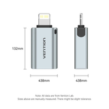  Đầu Chuyển OTG USB-A Female to Lightning Male OTG Adapter VENTION CUC (USB 2.0, 480Mbps) 