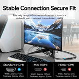  Cáp Nối Dài HDMI VENTION AHD (4K@60Hz, HDMI to HDMI, HDR, 18Gbps) 