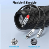  Cáp Chuyển Âm Thanh USB-C Male to 2RCA Male VENTION BIL (48K/16bit, DAC) 