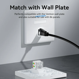  Đầu Nối Mạng Âm Tường Cat6 VENTION IRF (1000Mbps, T568A & T568B, Match with Wall Plate) 