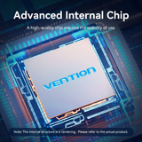  Cáp Chuyển Type-C to DisplayPort VENTION CRJ 4K (1m, 4K@60Hz / 2K@144Hz, HDCP 2.2, Audio & Video In Sync, 3D Visual Effect) 