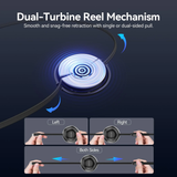  Cáp Sạc Dây Rút Đa Năng 3-in-1 C to L+2C VENTION TRK 100W (1.1m, 5A, 480Mbps) 