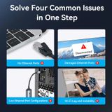  Đầu Chuyển Mạng LAN Type-C to 2.5G Ethernet VENTION CFT (2.5Gbps, 0.15m) 