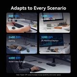  Chuột Không Dây Công Thái Học VENTION KTH (2.4GHz, 4000DPI, 5-Level DPI Adjustment, 6 Buttons, ≤10m, AA Battery) 