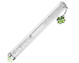  Bút ký Crystalline charm cỏ 4 lá xanh mạ Chrome - Crystalline ballpoint pen Clover, Green, Green lacquered, Chrome plated 
