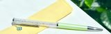  Bút ký Crystalline charm cỏ 4 lá xanh mạ Chrome - Crystalline ballpoint pen Clover, Green, Green lacquered, Chrome plated 