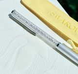  Bút ký Crystalline xám mạ Chrome - Crystalline ballpoint pen Gray, Gray lacquered, Chrome Plated 