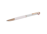  Bút ký Crystalline charm tim hồng - Crystalline ballpoint pen Heart, Pink, Pink lacquered, Rose gold-tone plated 