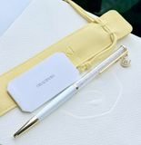  Bút ký Crystalline charm móng ngựa - Crystalline ballpoint pen Horse shoe, White, White lacquered, Gold-tone plated 