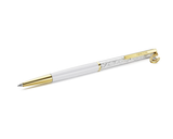  Bút ký Crystalline charm móng ngựa - Crystalline ballpoint pen Horse shoe, White, White lacquered, Gold-tone plated 
