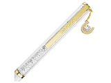  Bút ký Crystalline charm móng ngựa - Crystalline ballpoint pen Horse shoe, White, White lacquered, Gold-tone plated 