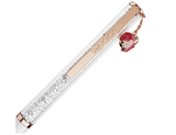  Bút ký Crystalline charm bọ rùa đỏ - Crystalline ballpoint pen Ladybug, White, Red lacquered, Rose gold-tone plated 
