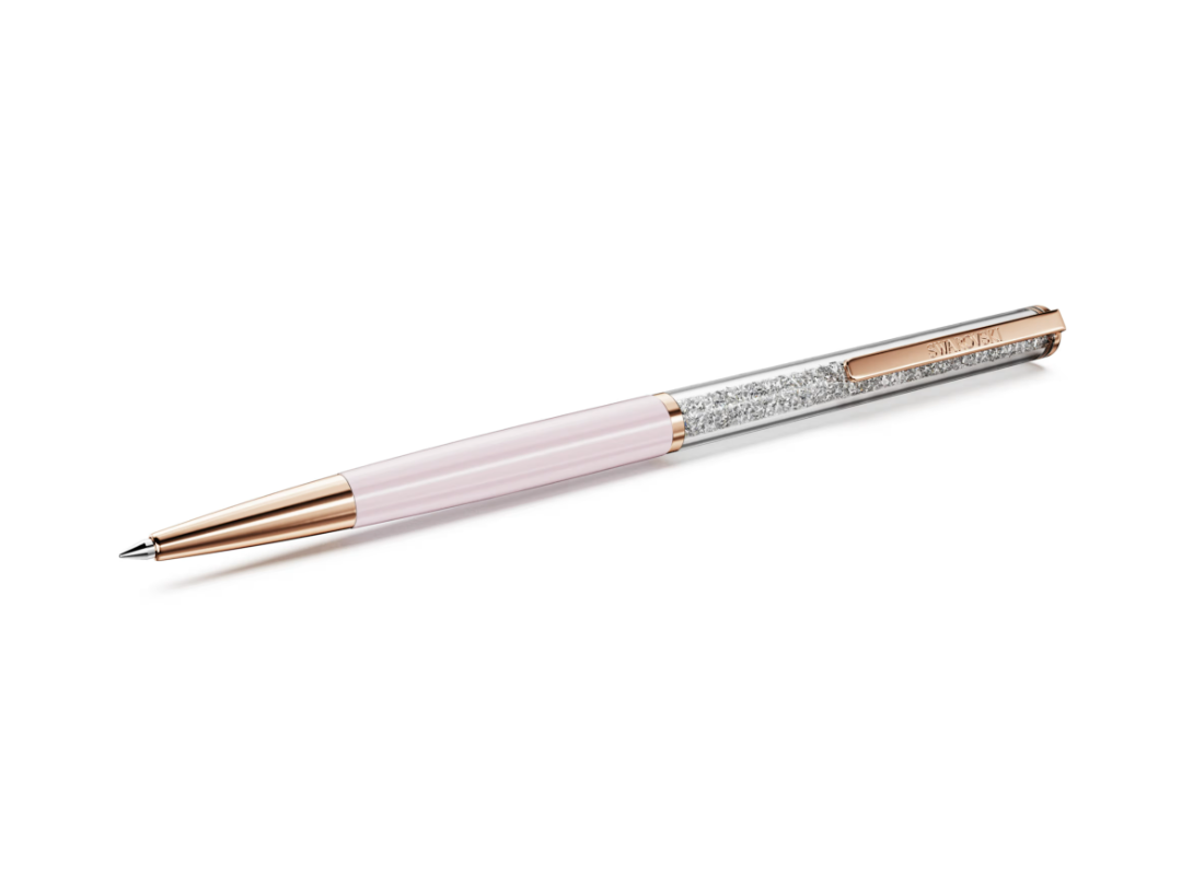  Bút ký Crystalline hồng - Crystalline ballpoint pen Pink, Pink lacquered, Rose gold-tone plated 