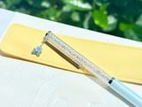  Bút ký Crystalline charm gấu Teddy xanh - Crystalline ballpoint pen Teddy, Blue, Blue lacquered, Chrome plated 