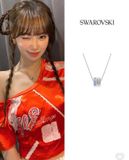  Connexus pendant Mixed cuts, `Love is around`, Blue, Rhodium plated 