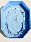  Constella necklace Round cut, White, Rhodium plated 