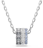  Connexus pendant Mixed cuts, `Love is around`, Multicolored, Rhodium plated 