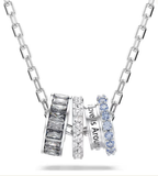  Connexus pendant Mixed cuts, `Love is around`, Multicolored, Rhodium plated 