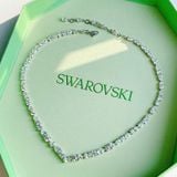  Mesmera necklace Mixed cuts, White, Rhodium plated 